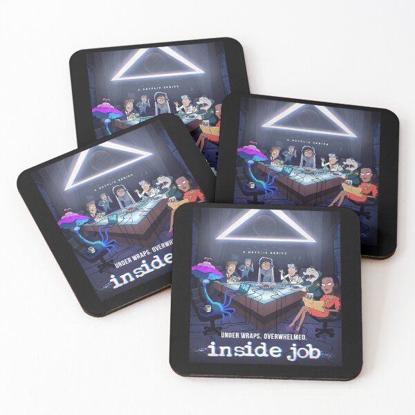 Item preview, Inside Job Netflix Cognito Inc Control Room Key Art designed and sold by BlackStar2077.