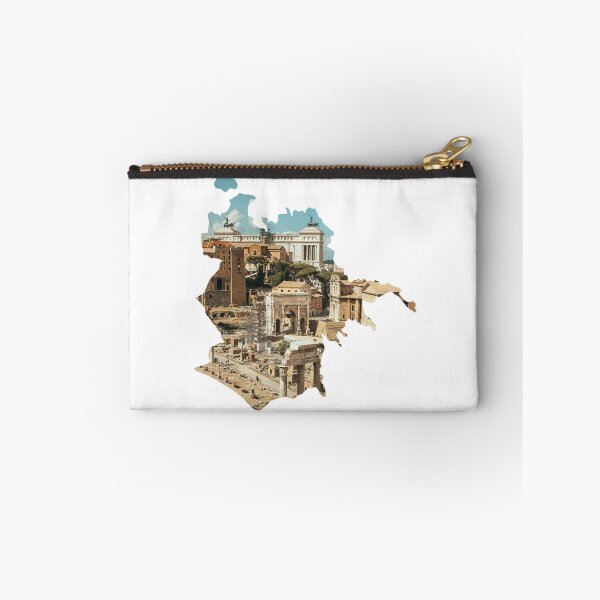 Item preview, Rome Map Roman Forum Altare della Patria Ancient Ruins Silhouette designed and sold by Maroan93.