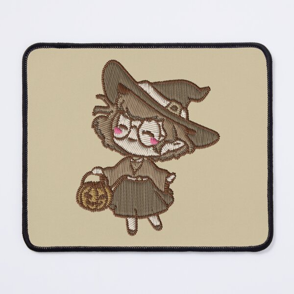 Item preview, Cute Witch Girl Pumpkin Bag Halloween Embroidery Sticker designed and sold by · GAMING SOUL ·.