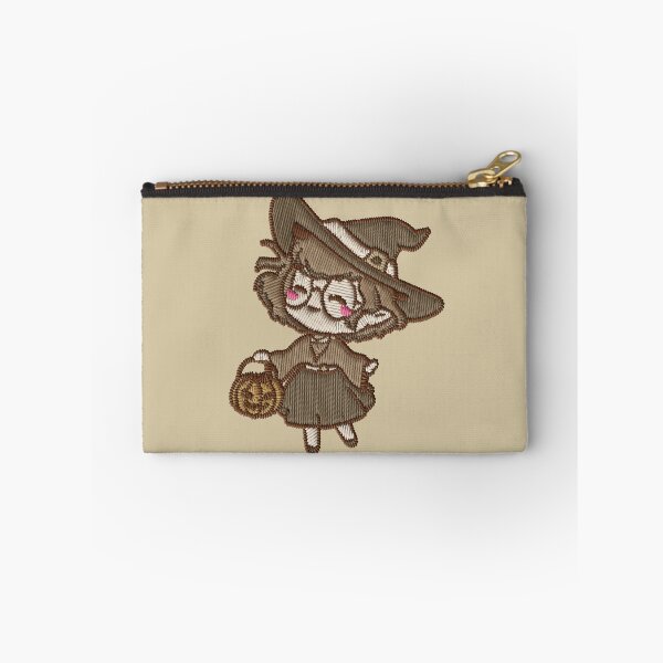Item preview, Cute Witch Girl Pumpkin Bag Halloween Embroidery Sticker designed and sold by · GAMING SOUL ·.