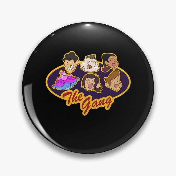 Item preview, Inside Job The Gang Character Face Badges Cute Cartoon designed and sold by BlackStar2077.