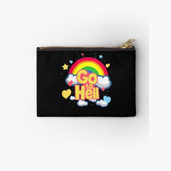 Item preview, Inside Job Rainbow Go To Hell Cute Sarcastic Aesthetic designed and sold by BlackStar2077.