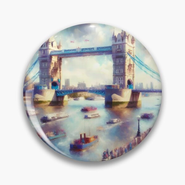 Item preview, Tower of London bridge, in the style of Renoir. designed and sold by oldMastersofart.