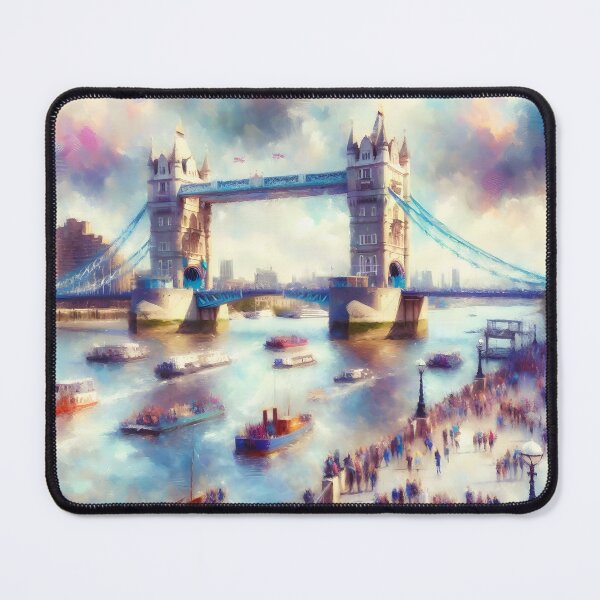 Item preview, Tower of London bridge, in the style of Renoir. designed and sold by oldMastersofart.