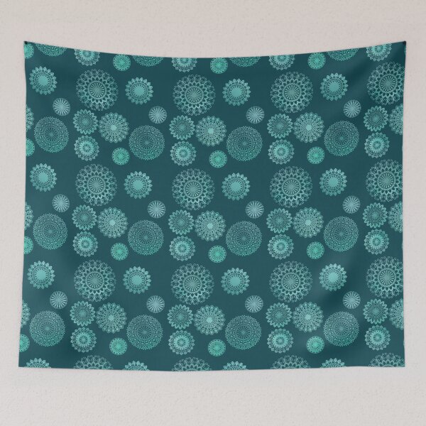 Item preview, Gradient Teal Mandalas  designed and sold by JaygiesDesign.