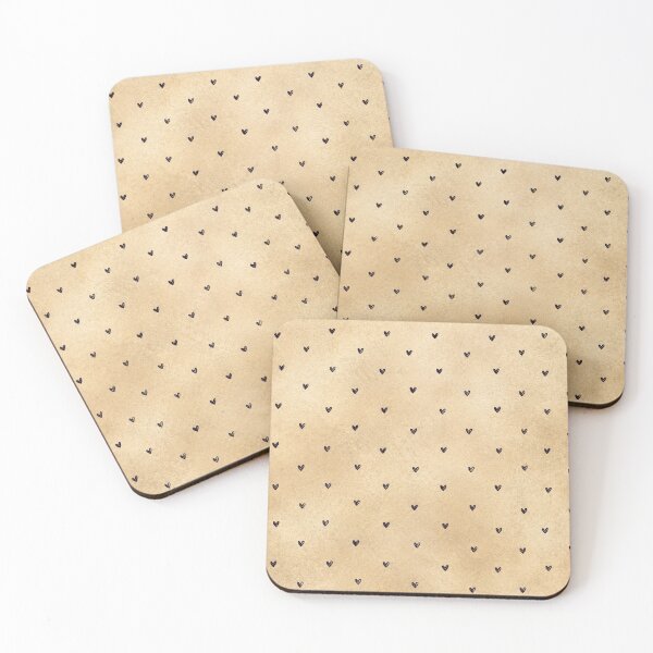 Item preview, Vintage Parchment Mini Hearts – Cottagecore Love Pattern – Rustic Valentine Decor designed and sold by @SHINTOSARTSTORE.