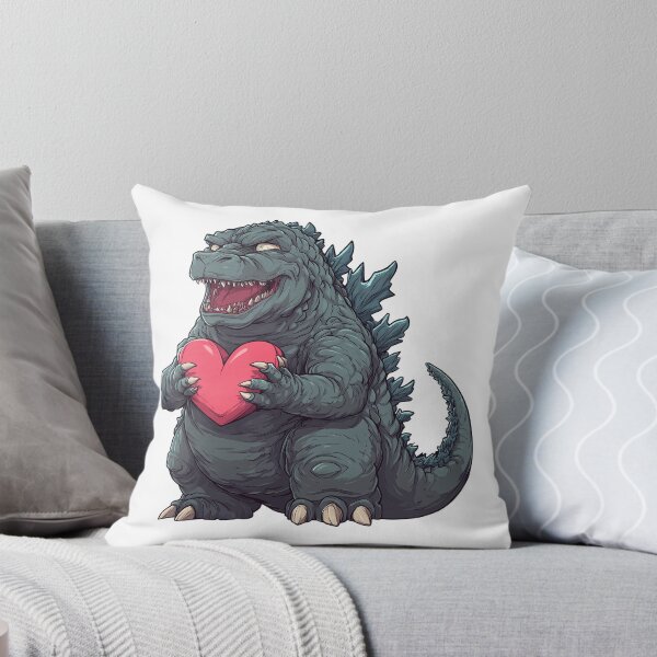 Item preview, Kawaii Godzilla illustration designed and sold by robyeyedropy.