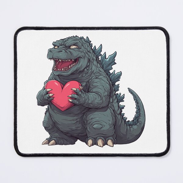 Item preview, Kawaii Godzilla illustration designed and sold by robyeyedropy.