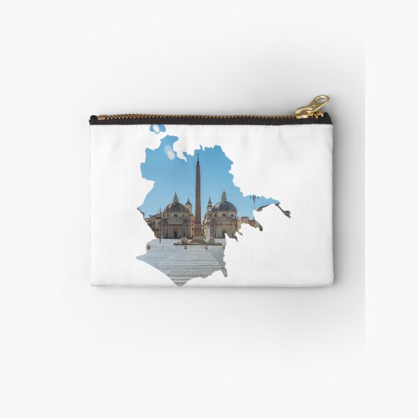 Item preview, Rome Map Piazza del Popolo Obelisk Twin Churches Silhouette designed and sold by Maroan93.
