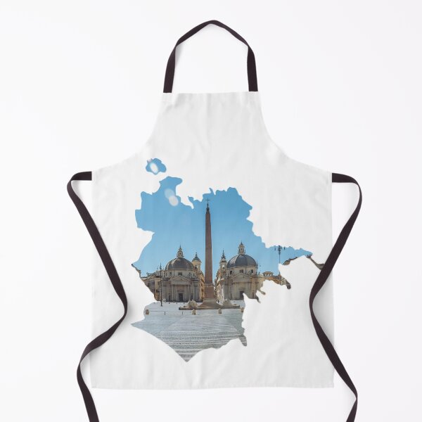 Item preview, Rome Map Piazza del Popolo Obelisk Twin Churches Silhouette designed and sold by Maroan93.