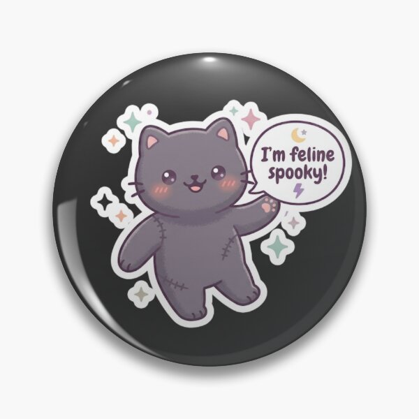Item preview, Kawaii Black Cat Pun designed and sold by Cerys-GS.