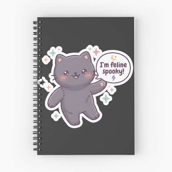 Item preview, Kawaii Black Cat Pun designed and sold by Cerys-GS.