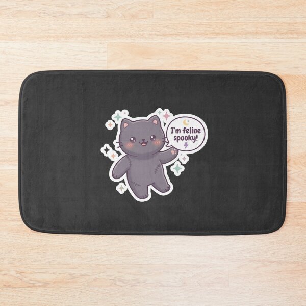 Item preview, Kawaii Black Cat Pun designed and sold by Cerys-GS.