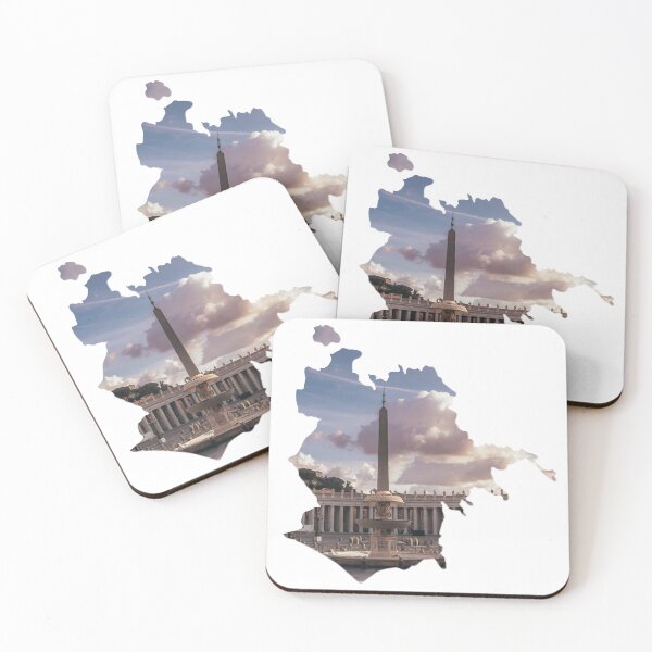 Item preview, Rome Map St Peters Square Obelisk Fountain Silhouette designed and sold by Maroan93.