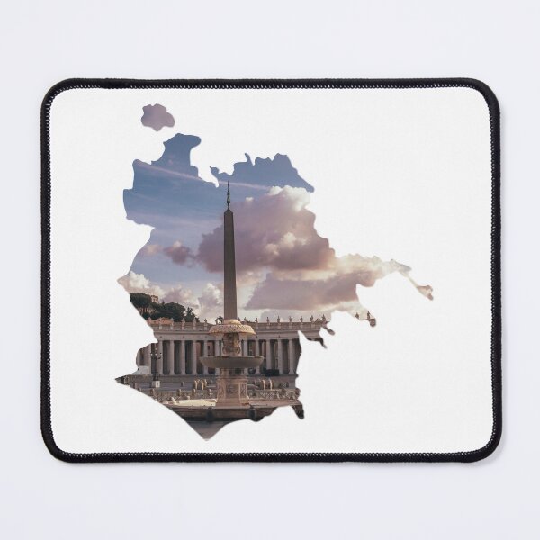 Item preview, Rome Map St Peters Square Obelisk Fountain Silhouette designed and sold by Maroan93.