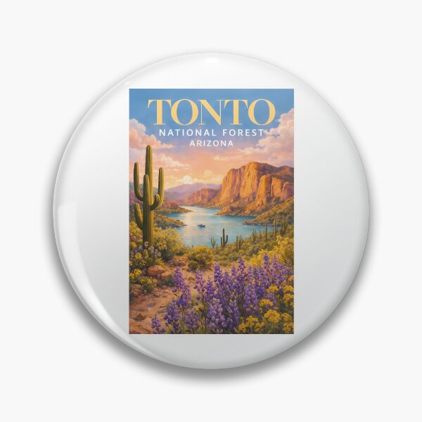 Item preview, Desert Landscape Of Tonto National Forest Along Roosevelt Lake Arizona designed and sold by aneYuo-ids.