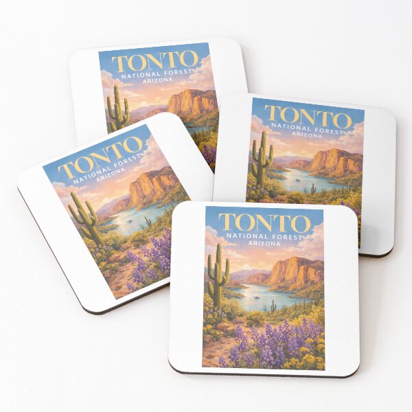 Item preview, Desert Landscape Of Tonto National Forest Along Roosevelt Lake Arizona designed and sold by aneYuo-ids.