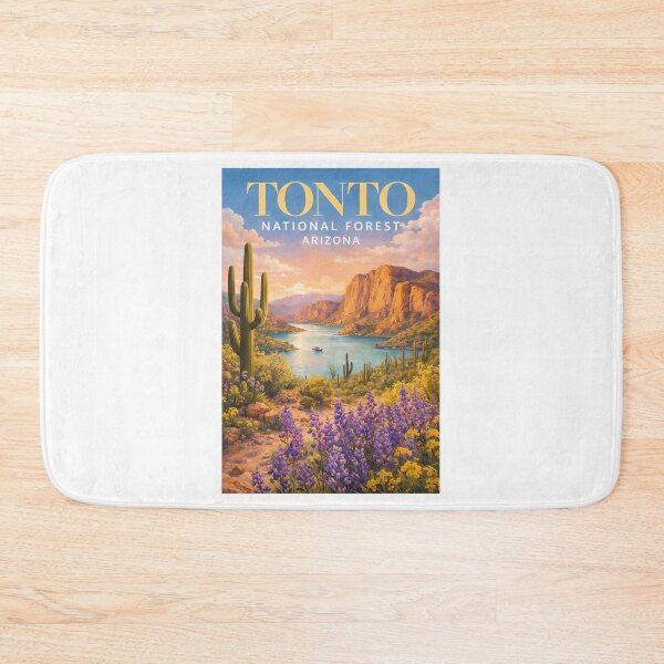 Item preview, Desert Landscape Of Tonto National Forest Along Roosevelt Lake Arizona designed and sold by aneYuo-ids.