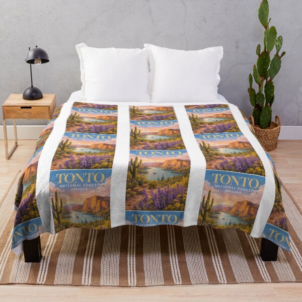 Item preview, Desert Landscape Of Tonto National Forest Along Roosevelt Lake Arizona designed and sold by aneYuo-ids.