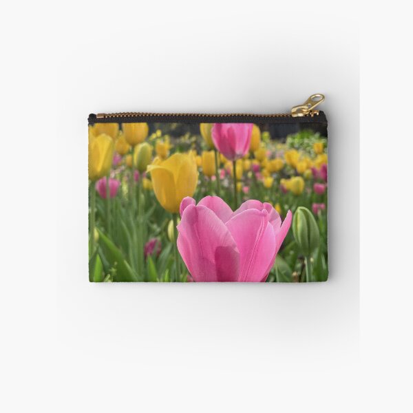 Item preview, Pink and Yellow Tulips Beneath the Clouds designed and sold by Be Captured by Brittany Emma.