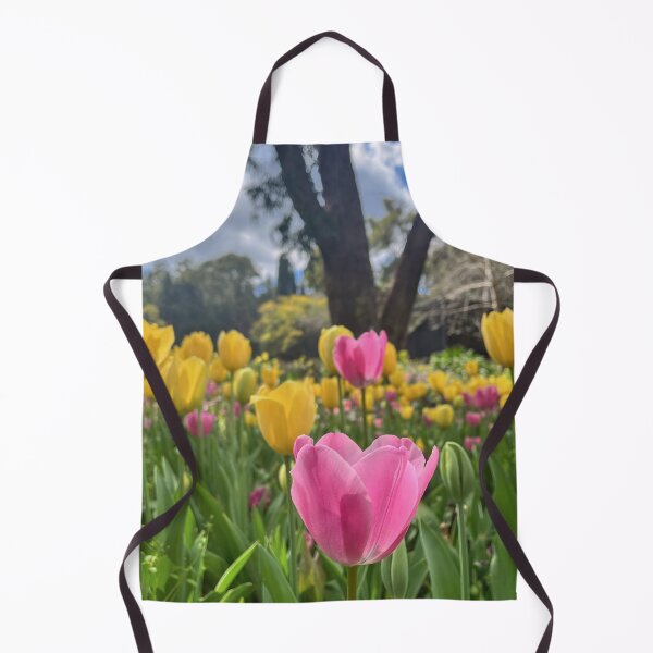 Item preview, Pink and Yellow Tulips Beneath the Clouds designed and sold by Be Captured by Brittany Emma.