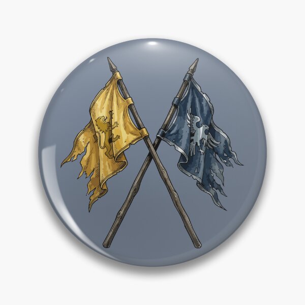 Item preview, Medieval Battle Flags Pattern Heraldic Lion and Raven designed and sold by chriswo-design.