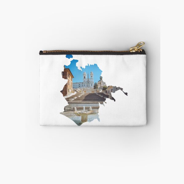 Item preview, Rome Map Spanish Steps Trinita dei Monti Fountain Silhouette designed and sold by Maroan93.