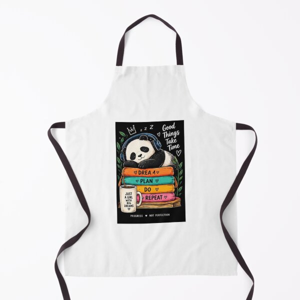 Item preview, Good Things Take Time Panda Books designed and sold by ThilankaDesign.