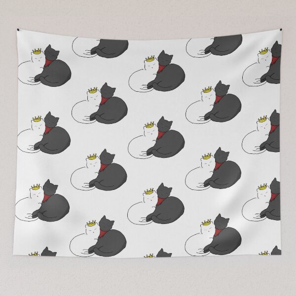 Item preview, Merthur Cats Snuggling designed and sold by AinslieTe-pper.