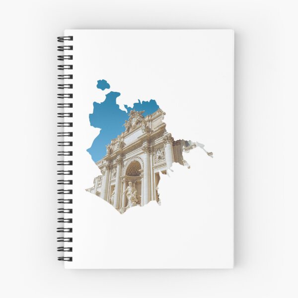 Item preview, Rome Map Trevi Fountain Baroque Architecture Silhouette designed and sold by Maroan93.