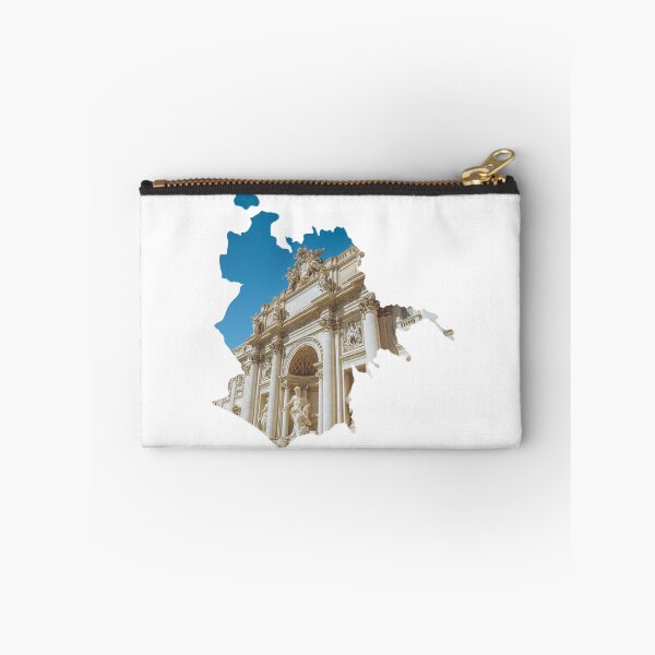Item preview, Rome Map Trevi Fountain Baroque Architecture Silhouette designed and sold by Maroan93.