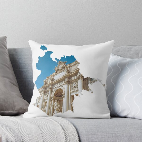 Item preview, Rome Map Trevi Fountain Baroque Architecture Silhouette designed and sold by Maroan93.
