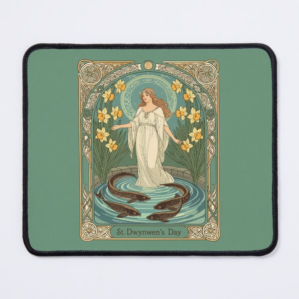 Item preview, Forecasting Lovers' Fortunes Dwynwen's Well And Sacred Fish designed and sold by taiche.