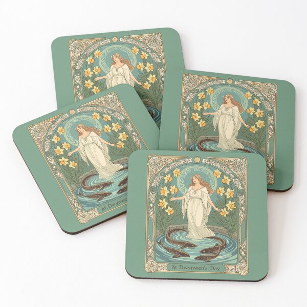Item preview, Forecasting Lovers' Fortunes Dwynwen's Well And Sacred Fish designed and sold by taiche.