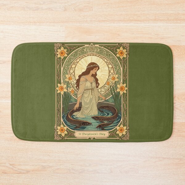 Item preview, Dwynwen's Well And Sacred Fish designed and sold by taiche.