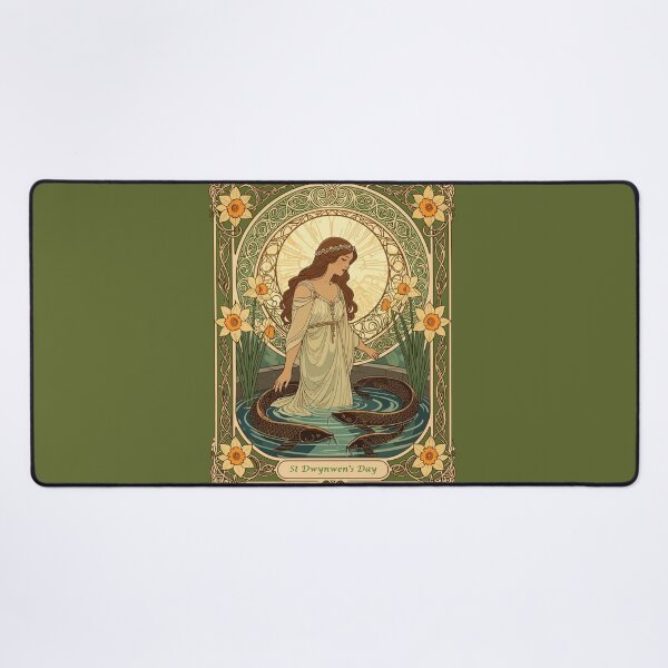 Item preview, Dwynwen's Well And Sacred Fish designed and sold by taiche.