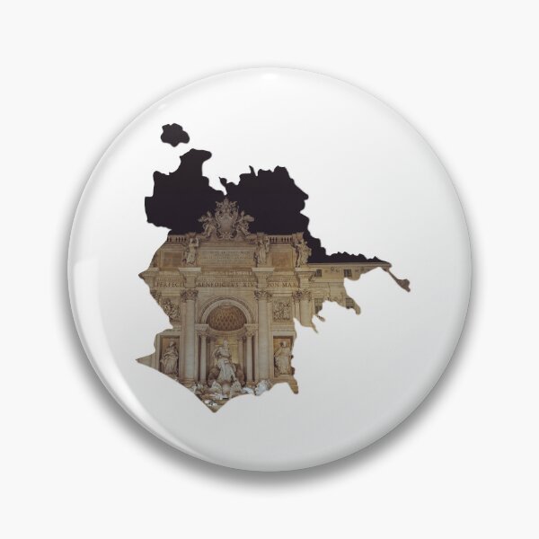 Item preview, Rome Map Trevi Fountain Baroque Architecture Silhouette V2  designed and sold by Maroan93.