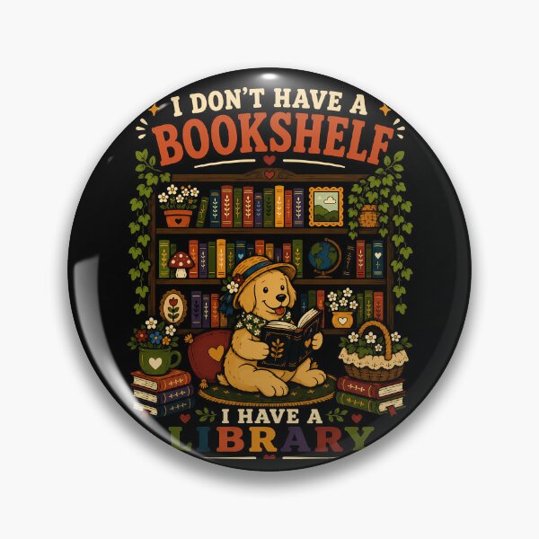 Item preview, Cute dog reading in a cozy library design designed and sold by rafaeltto.
