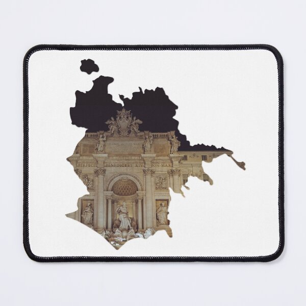 Item preview, Rome Map Trevi Fountain Baroque Architecture Silhouette V2 designed and sold by Maroan93.