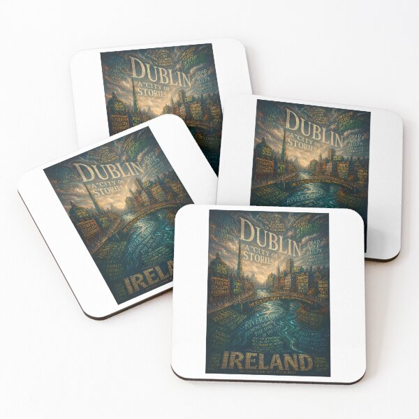 Item preview, Dublin Ireland River Liffey And Temple Bar City Of Stories designed and sold by aneYuo-ids.