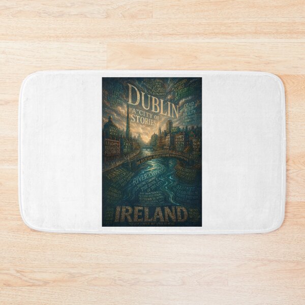 Item preview, Dublin Ireland River Liffey And Temple Bar City Of Stories designed and sold by aneYuo-ids.