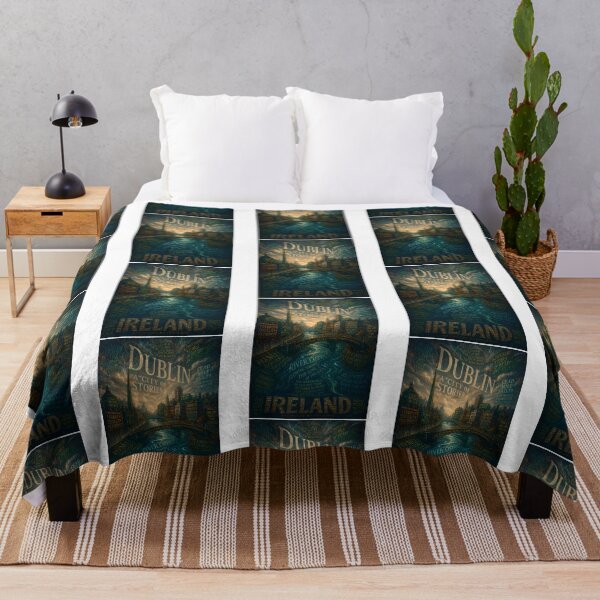 Item preview, Dublin Ireland River Liffey And Temple Bar City Of Stories designed and sold by aneYuo-ids.