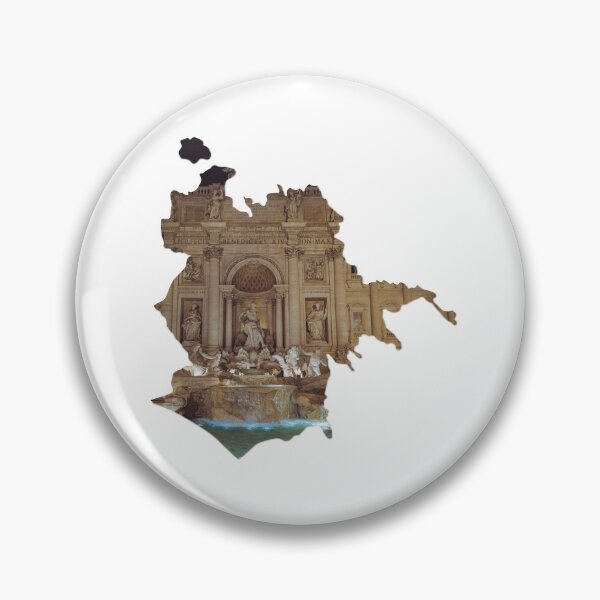 Item preview, Rome Map Trevi Fountain Baroque Architecture Silhouette V3 designed and sold by Maroan93.