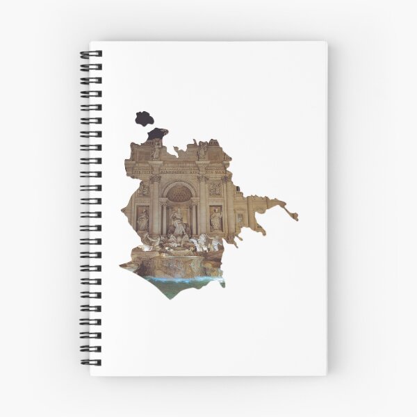 Item preview, Rome Map Trevi Fountain Baroque Architecture Silhouette V3 designed and sold by Maroan93.