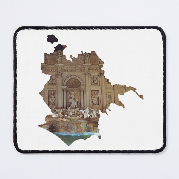 Item preview, Rome Map Trevi Fountain Baroque Architecture Silhouette V3 designed and sold by Maroan93.