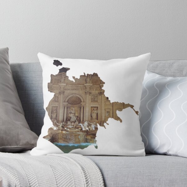 Item preview, Rome Map Trevi Fountain Baroque Architecture Silhouette V3 designed and sold by Maroan93.
