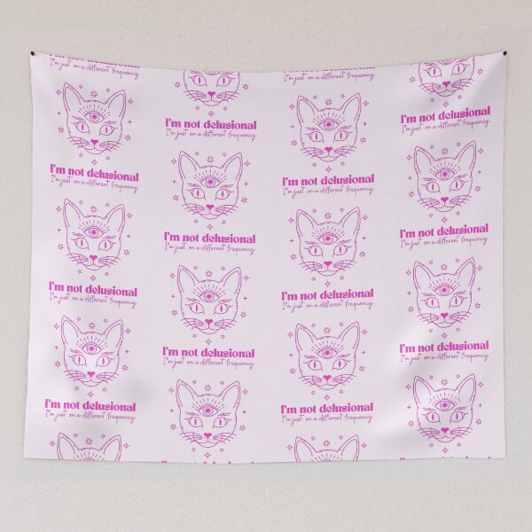 Item preview, Different Frequency Third Eye Cat designed and sold by jianina-alondra.