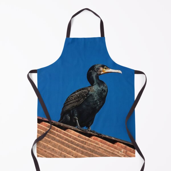Item preview, Cormorant perched on rooftop in Whitby designed and sold by Astute-Artio-Photography.
