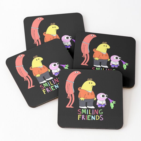 Item preview, Smiling Friends Main Characters Group Cartoon designed and sold by Ashtonishing Present.