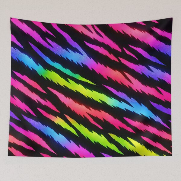 Item preview, Cool Multicoloured Tiger Pattern designed and sold by Bretagne89.